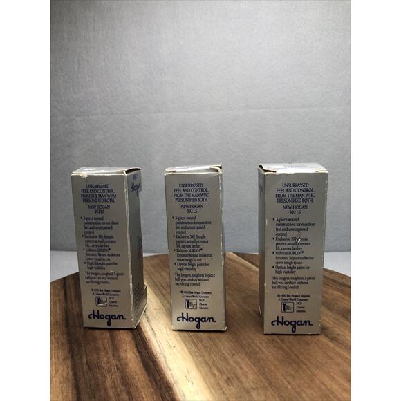 Vintage Ben Hogan 3 Sets Of 3-9 Balls Total 392LS Golf Balls NEW 100 Compression - Picture 3 of 6